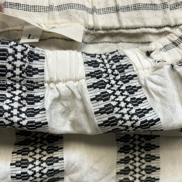 Impeccable Pig Women’s Size Large Black and White Romper Shorts Breatheable - Picture 9 of 11